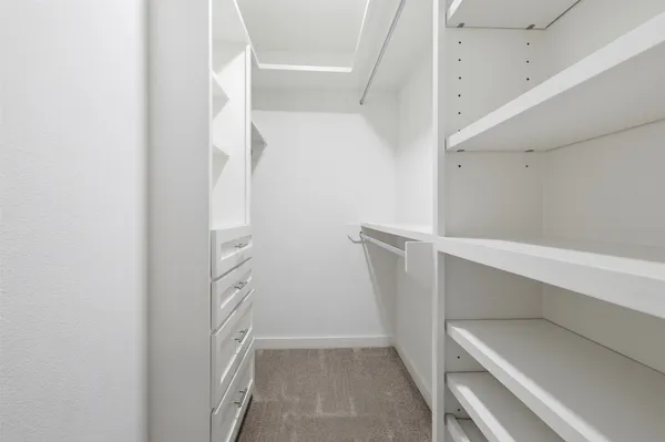 a view of walk in closet