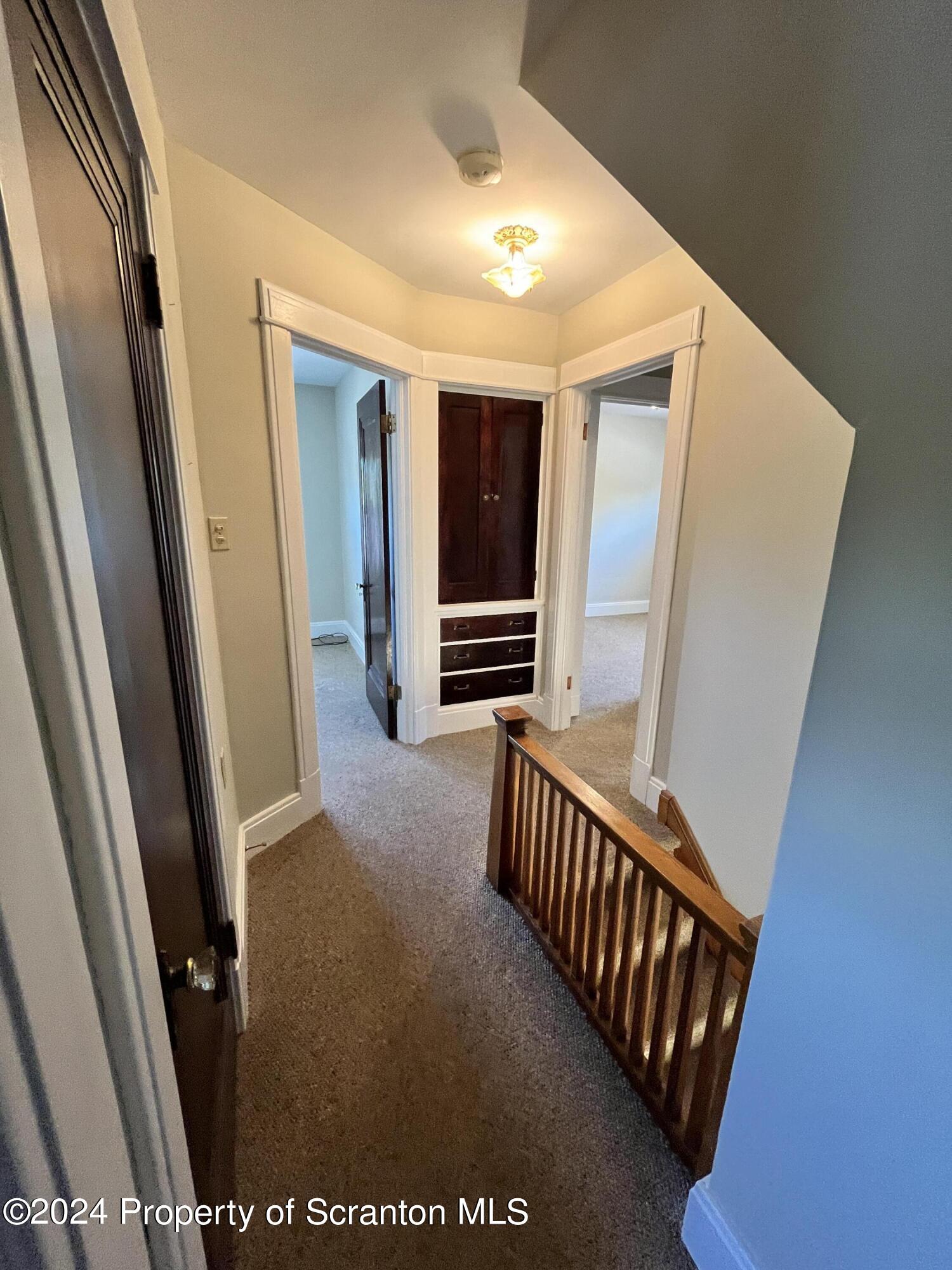 2002 Green Ridge Street Dunmore, PA 18512 - Photo 14 of 43 a view of a hallway with stairs