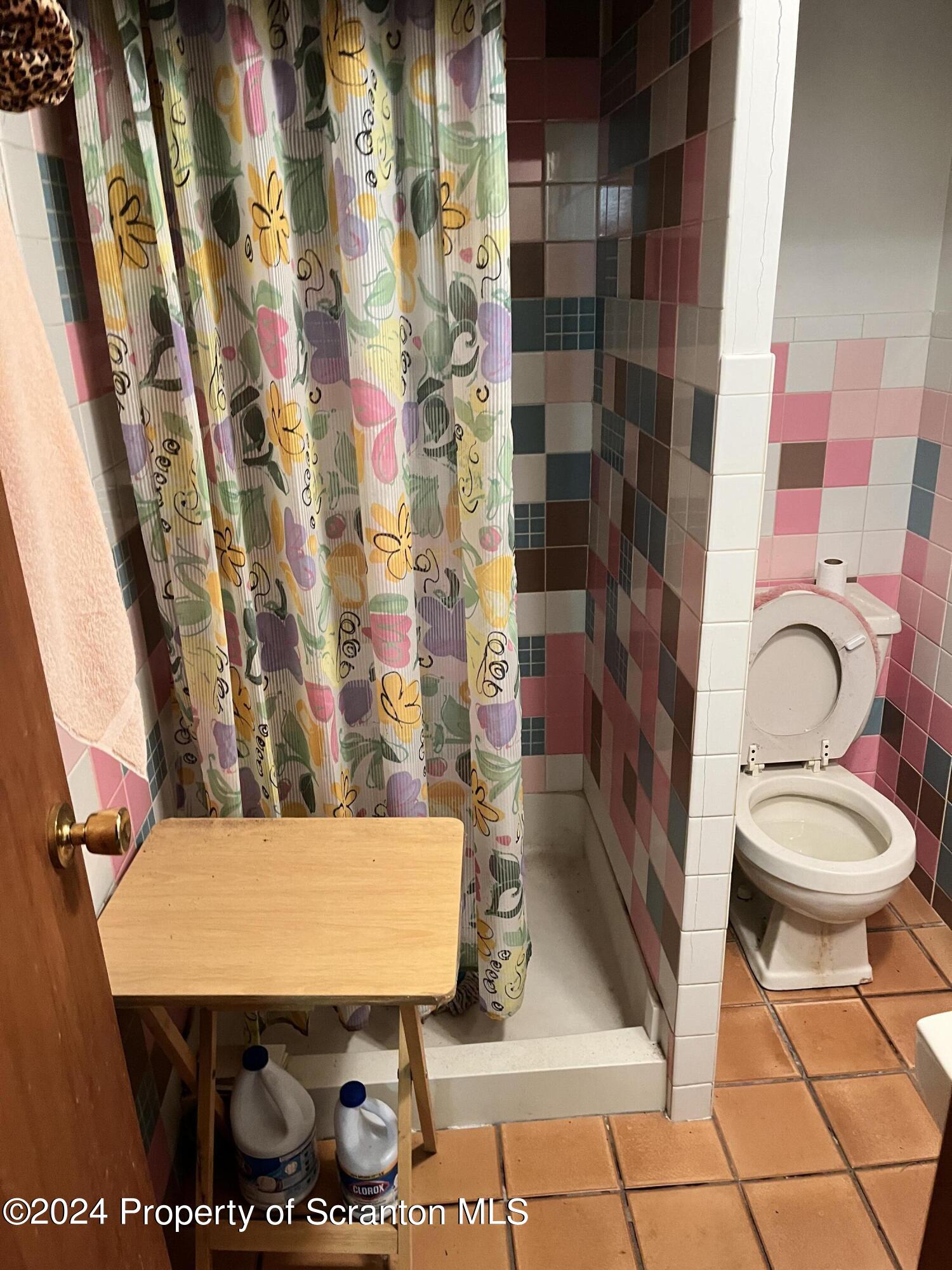 2002 Green Ridge Street Dunmore, PA 18512 - Photo 30 of 43 a bathroom with a toilet and a shower