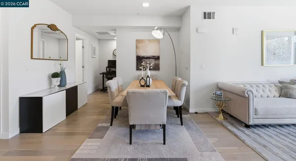 a view of a livingroom with furniture and a couch