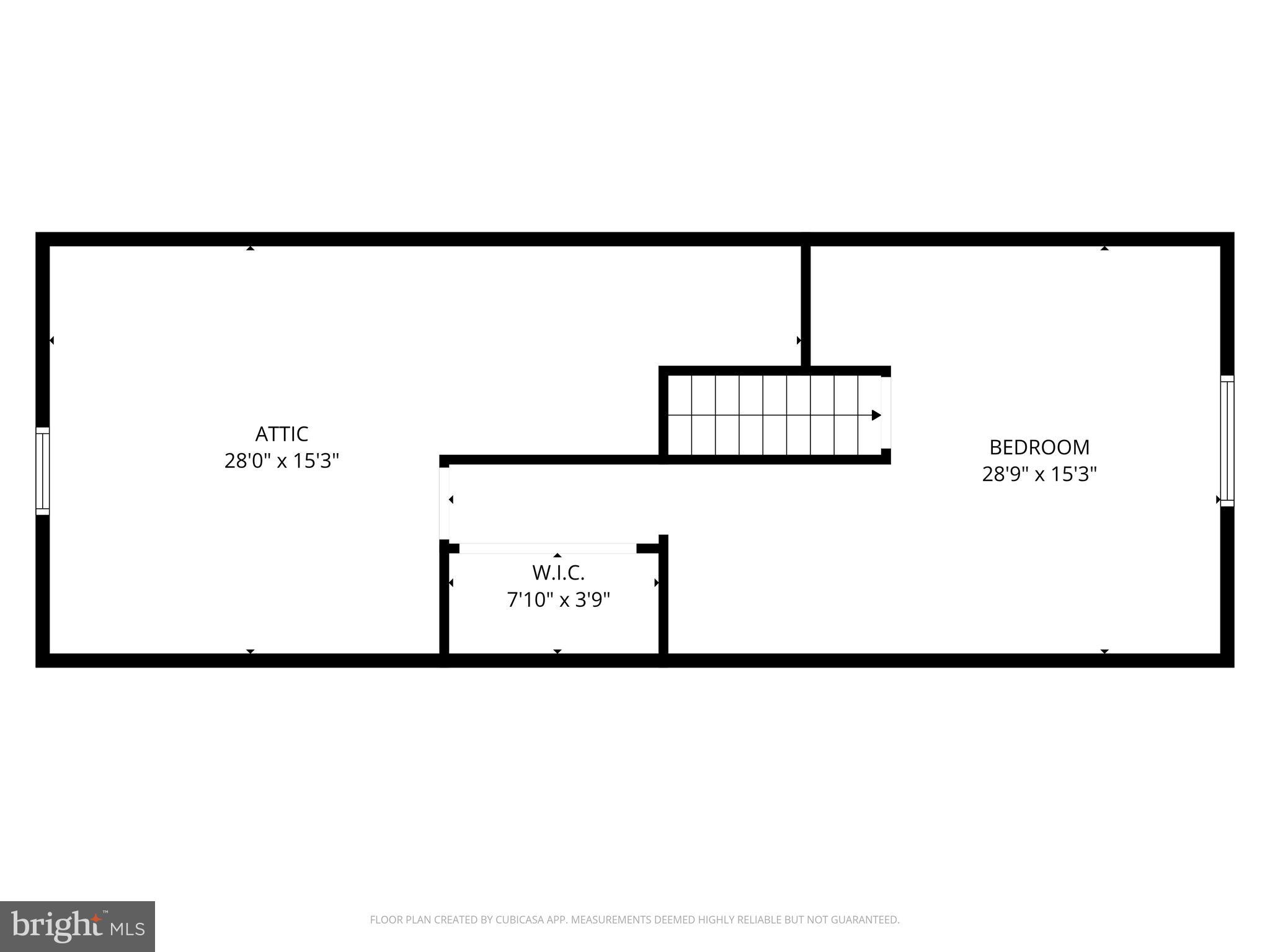 824 Staffordshire Road Cockeysville, MD 21030 - Photo 58 of 59 Floor plan of attic space
