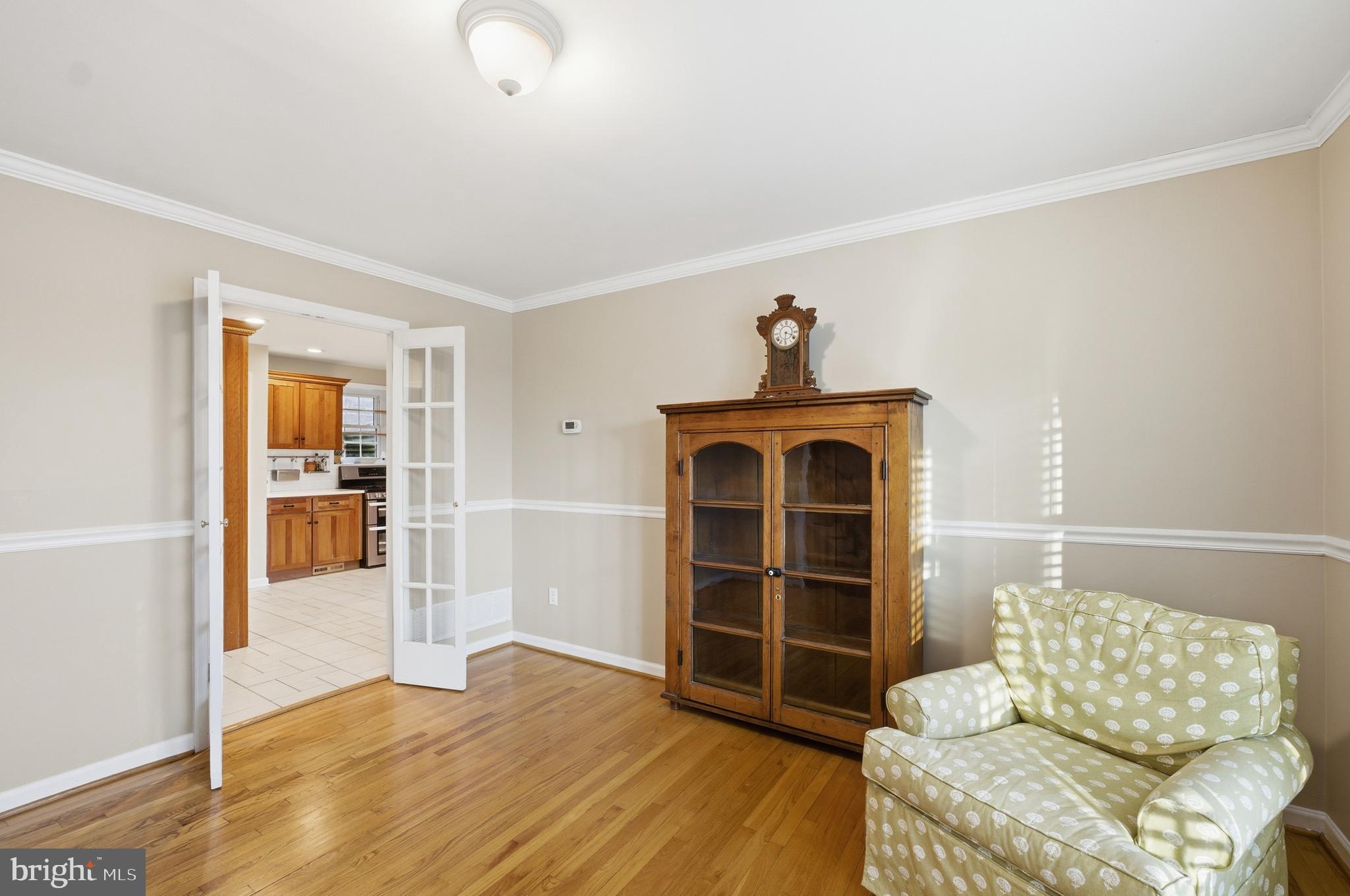 824 Staffordshire Road Cockeysville, MD 21030 - Photo 4 of 59 French doors lead to kitchen