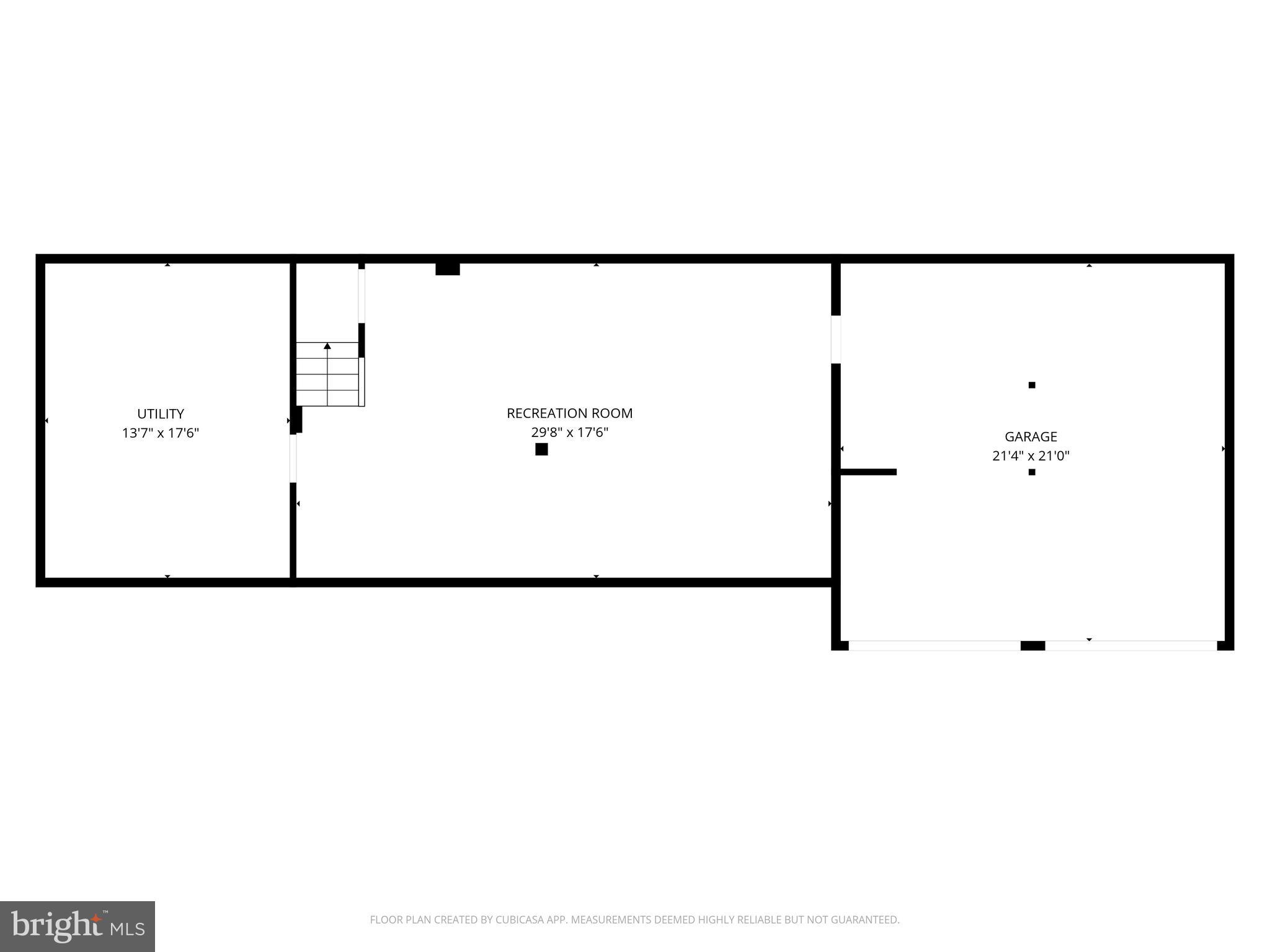 824 Staffordshire Road Cockeysville, MD 21030 - Photo 59 of 59 Floor plan of lower level to include garage
