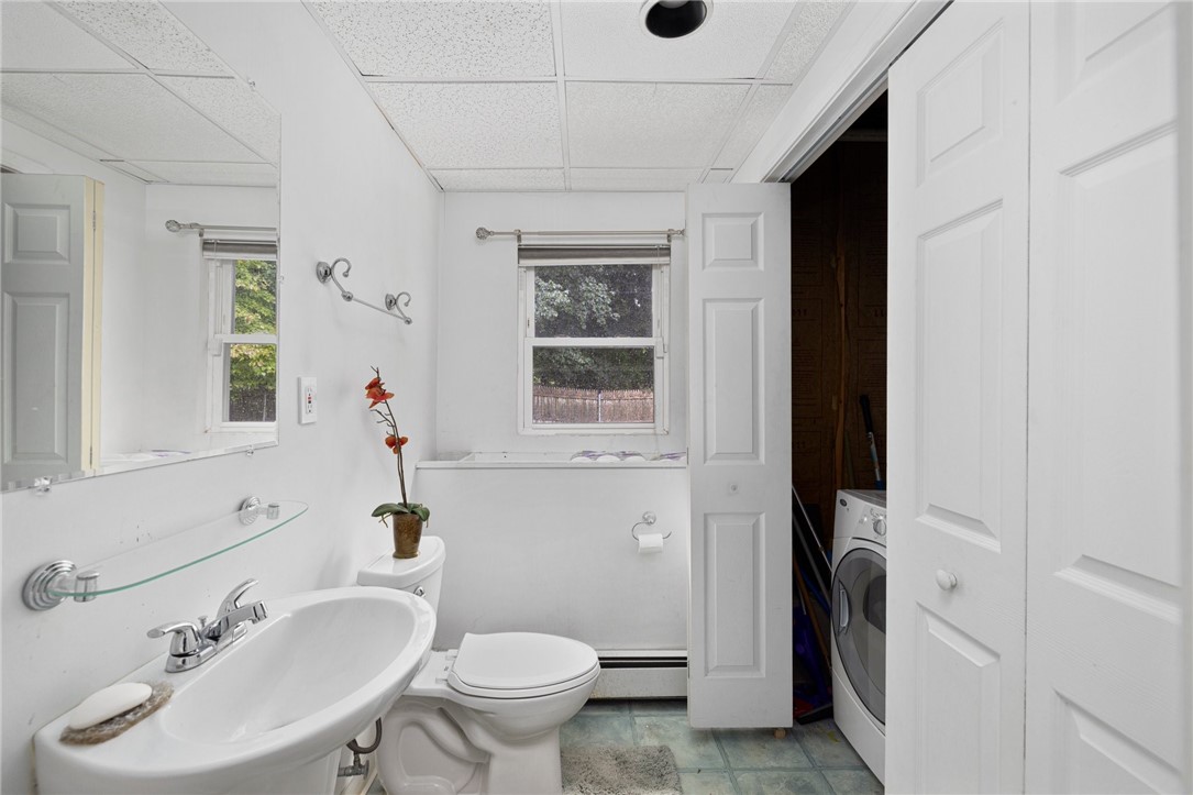 13 Lawrence Road North Providence, RI 02911 - Photo 22 of 31 The lower level half bath/laundry room.