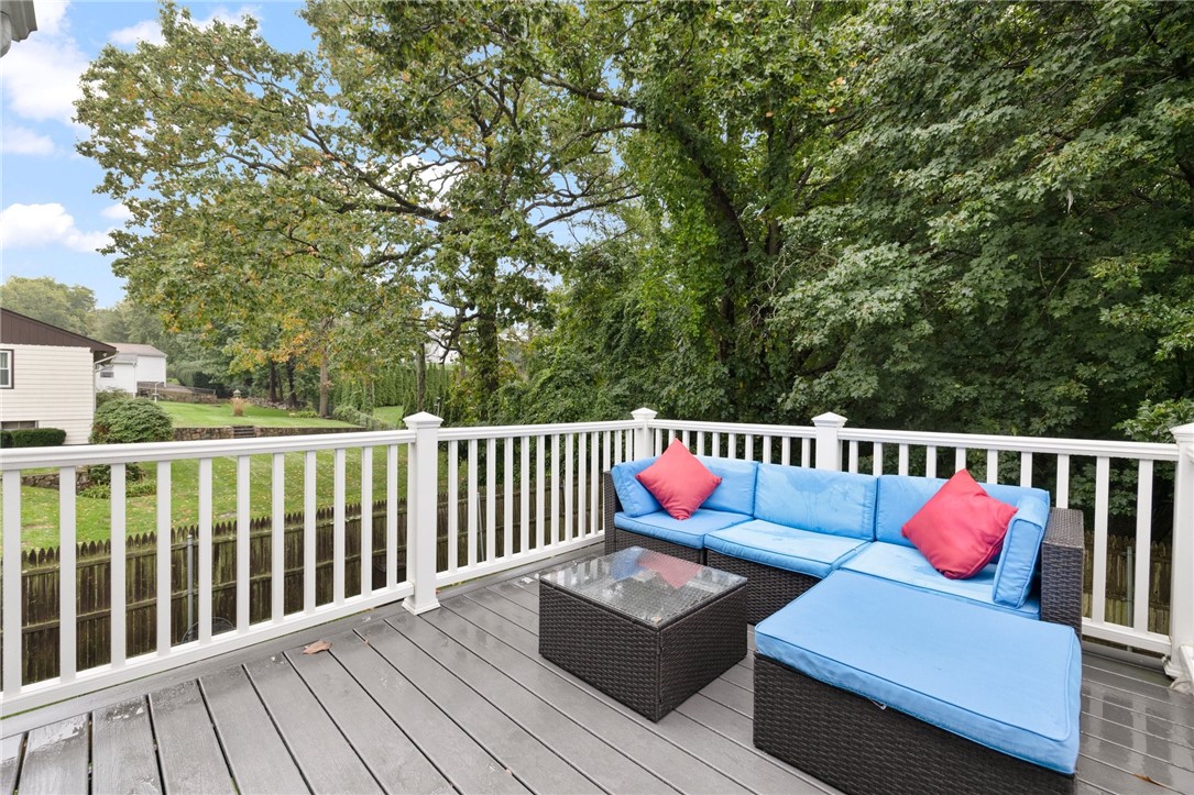 13 Lawrence Road North Providence, RI 02911 - Photo 8 of 31 The exterior, trex deck located off the kitchen/dining area is a perfect spot for a morning coffee or an evening beverage.