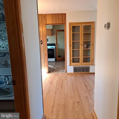 a view of storage and utility room