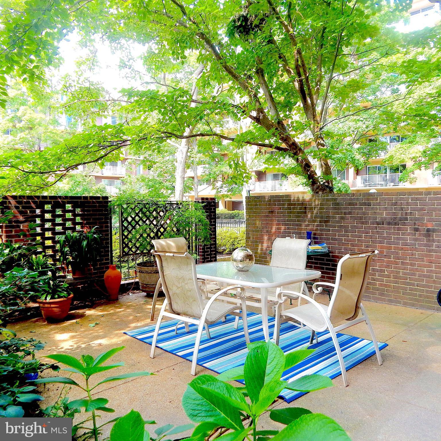 520 N Street Southwest, Unit S112 Washington, DC 20024 - Photo 1 of 30 a view of a chairs and table in the patio