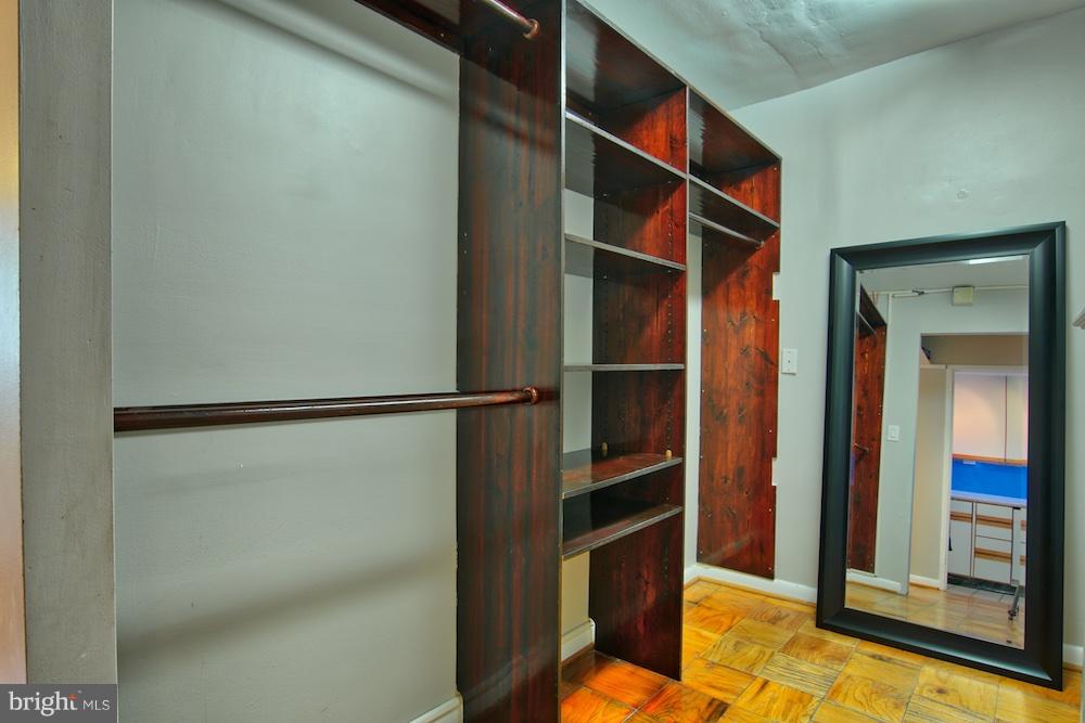 520 N Street Southwest, Unit S112 Washington, DC 20024 - Photo 21 of 30 a view of walk in closet with empty racks