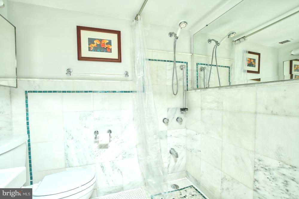 520 N Street Southwest, Unit S112 Washington, DC 20024 - Photo 24 of 30 a bathroom with a toilet sink and shower