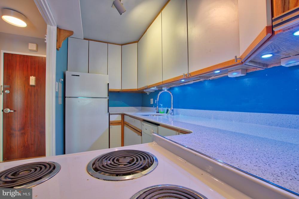 520 N Street Southwest, Unit S112 Washington, DC 20024 - Photo 9 of 30 a kitchen with a refrigerator and a sink