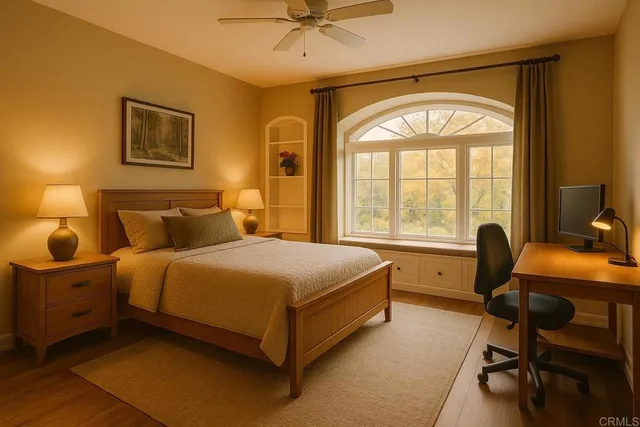 a view of a chairs and table in a room
