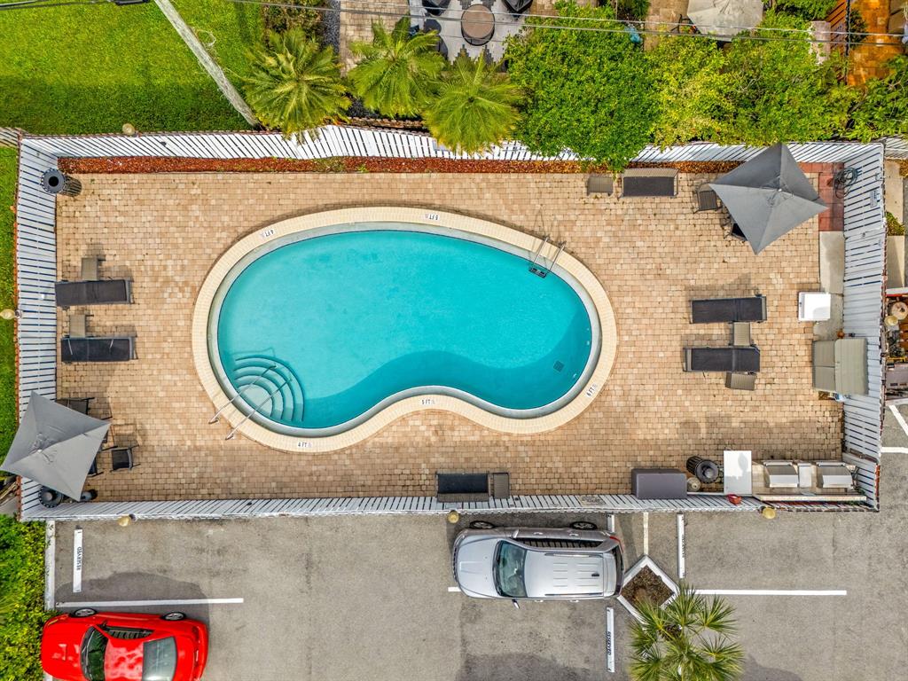 2555 Northeast 11th Street, Unit 708 Fort Lauderdale, FL 33304 - Photo 17 of 17 an outdoor space with furniture