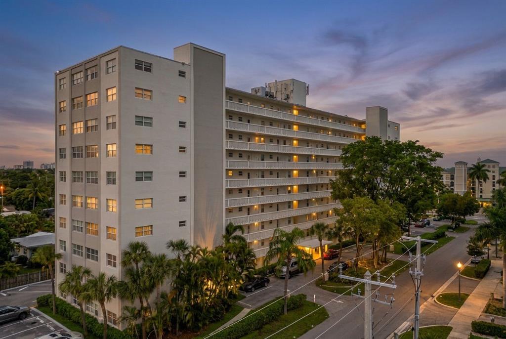 2555 Northeast 11th Street, Unit 708 Fort Lauderdale, FL 33304 - Photo 2 of 17 a front view of a building