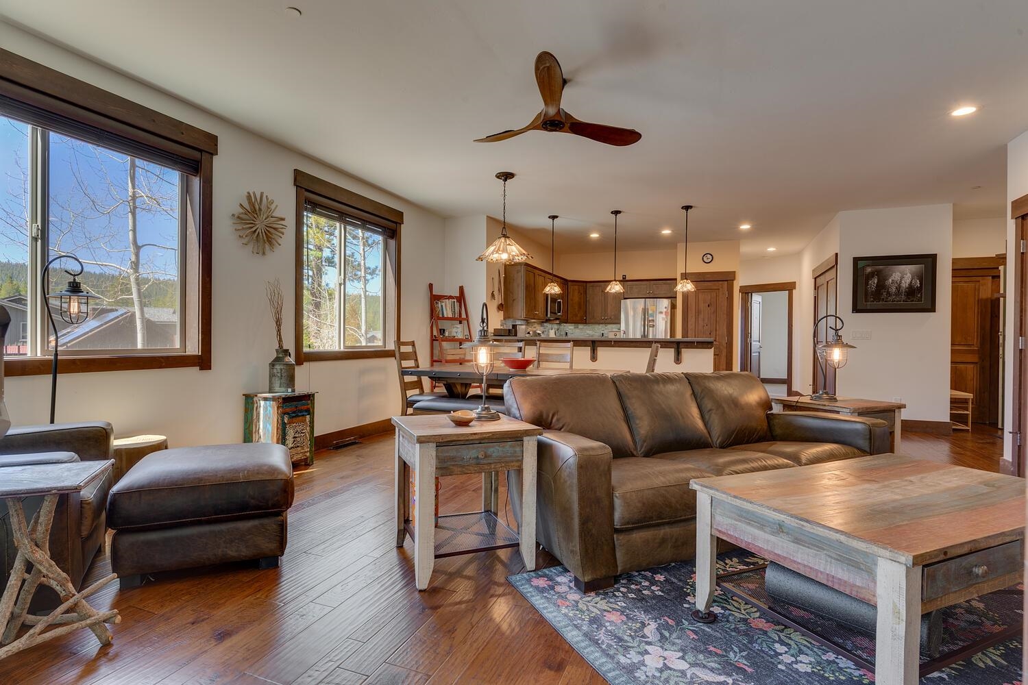 11541 Dolomite Way, Unit 3 Truckee, CA 96161 - Photo 1 of 28 a living room with furniture and a large window