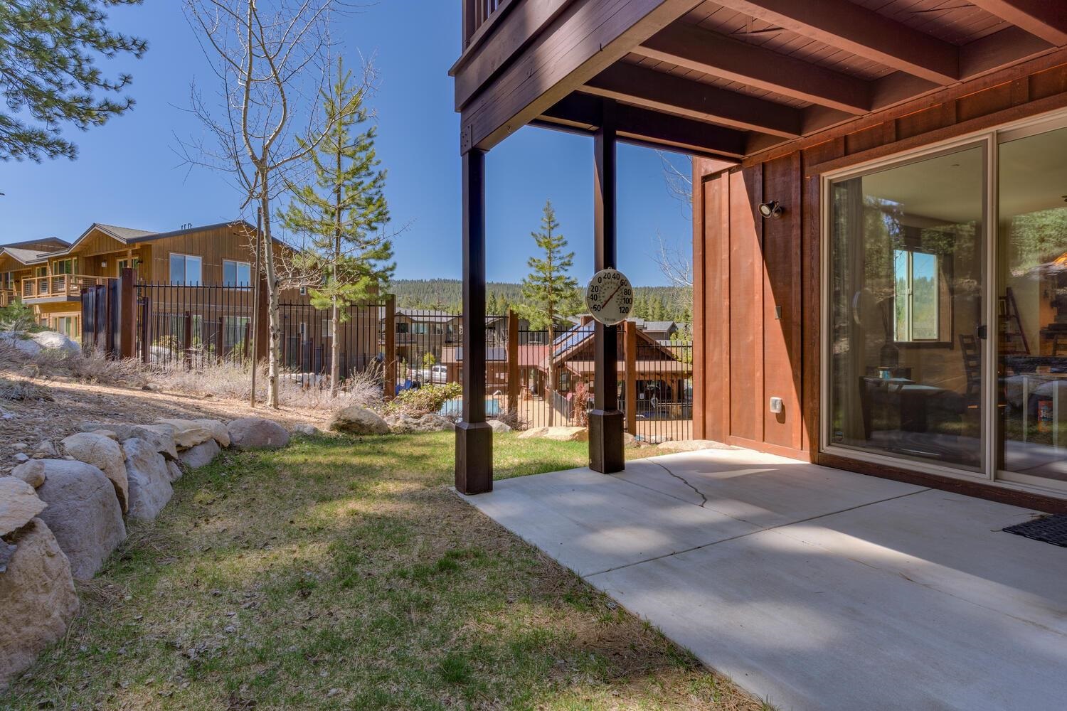 11541 Dolomite Way, Unit 3 Truckee, CA 96161 - Photo 16 of 28 a view of a porch with a patio