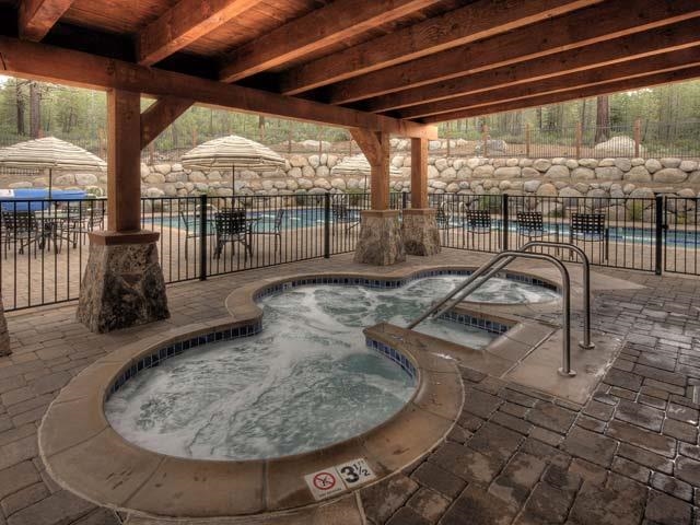 11541 Dolomite Way, Unit 3 Truckee, CA 96161 - Photo 27 of 28 a view of a swimming pool with an outdoor seating