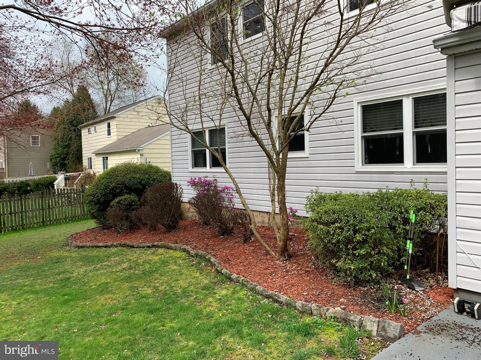 3208 Raye Road Thorndale, PA 19372 - Photo 31 of 36 Back Yard - Flower Bed from Patio