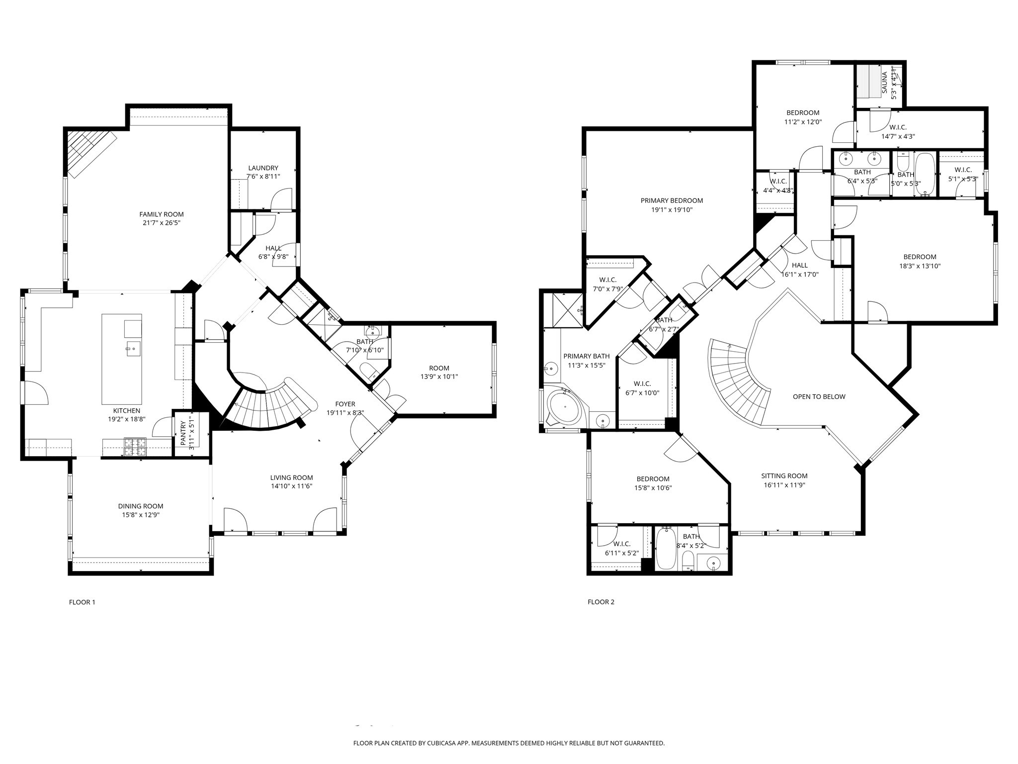 7211 Diamond Falls Lane Spring, TX 77389 - Photo 29 of 29 Floor Plan by Cubi Casa