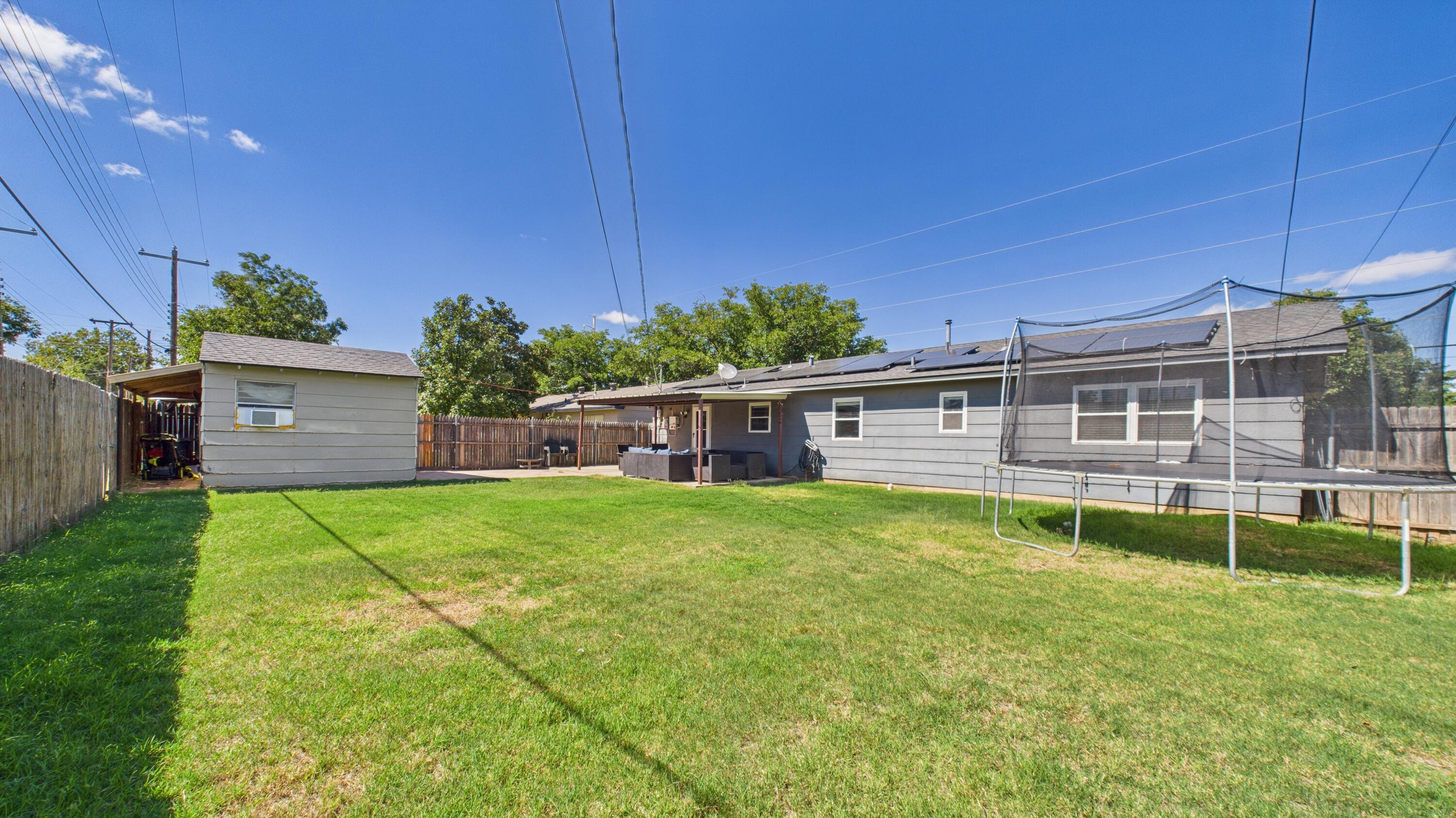 5431 34th Street Lubbock, TX 79407 - Photo 22 of 22 a view of a house with a backyard