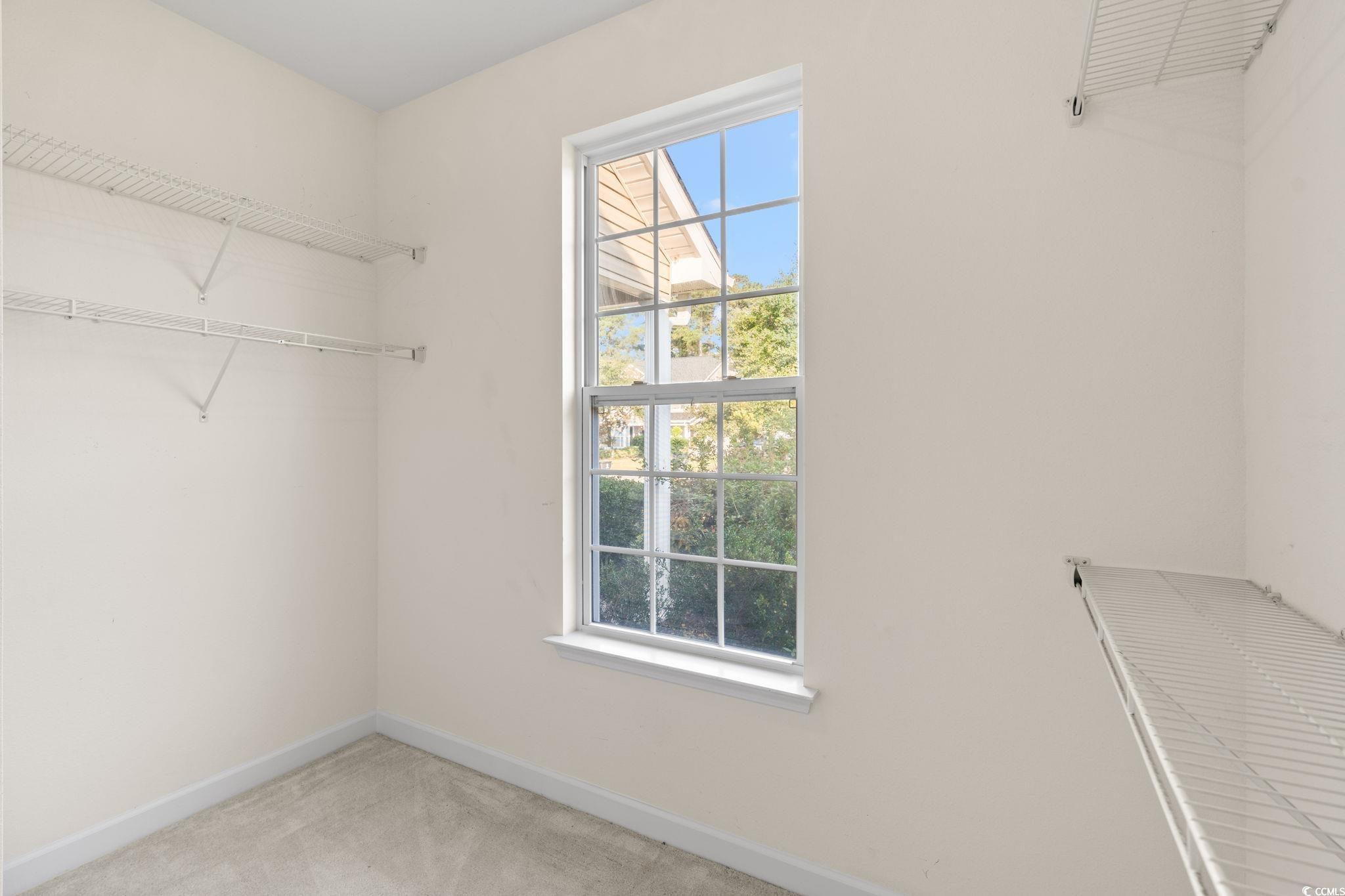 875 Brookline Drive Myrtle Beach, SC 29579 - Photo 18 of 40 Walk in closet with light colored carpet
