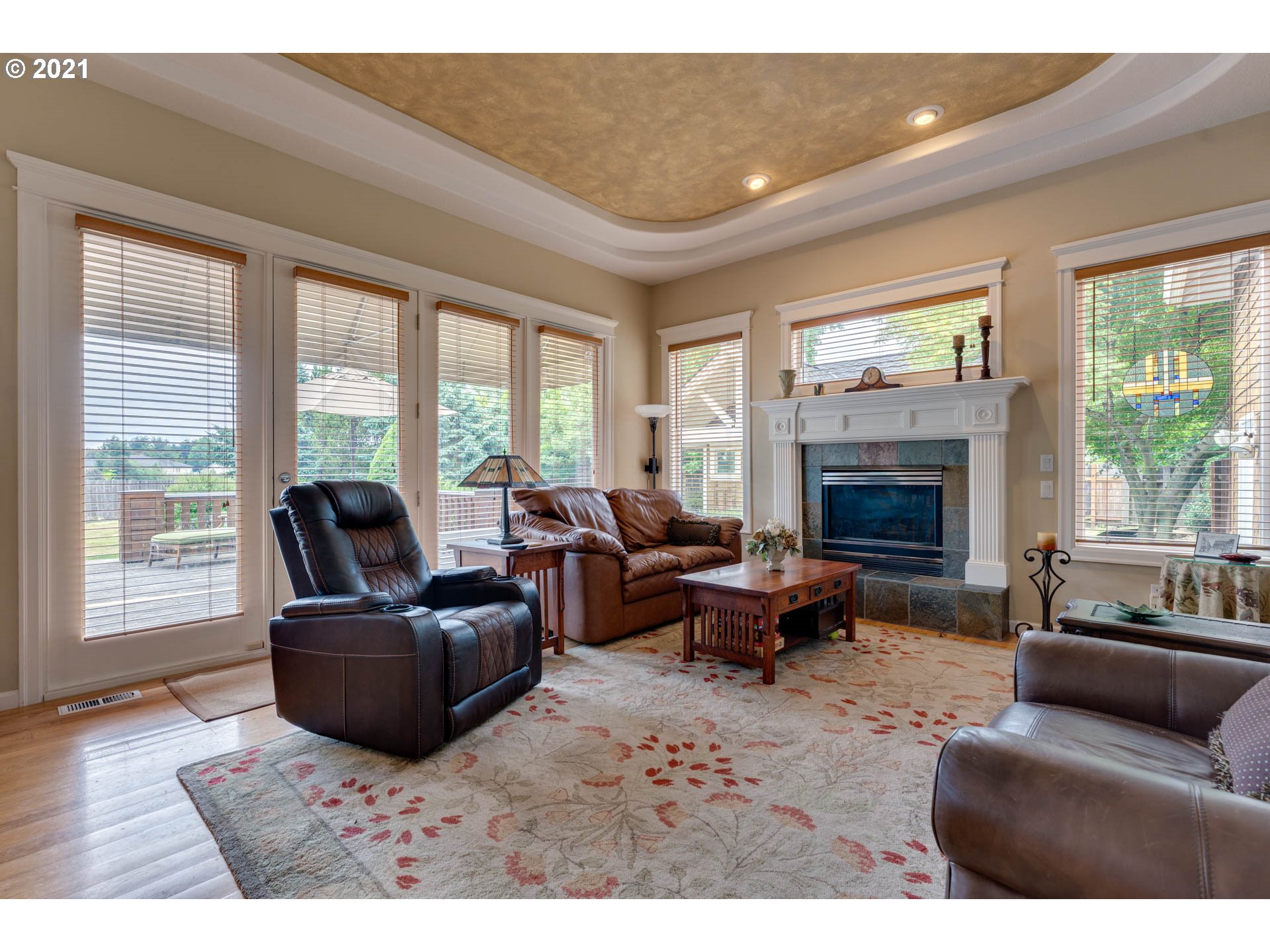 27603 Northeast 10th Avenue Ridgefield, WA 98642 - Photo 9 of 32 a living room with furniture and a fireplace