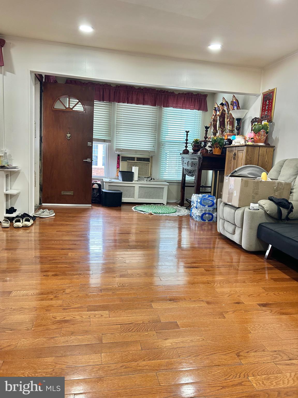 4032 Vista Street Philadelphia, PA 19136 - Photo 2 of 17 a view of a living room with kitchen countertops and a wooden floor