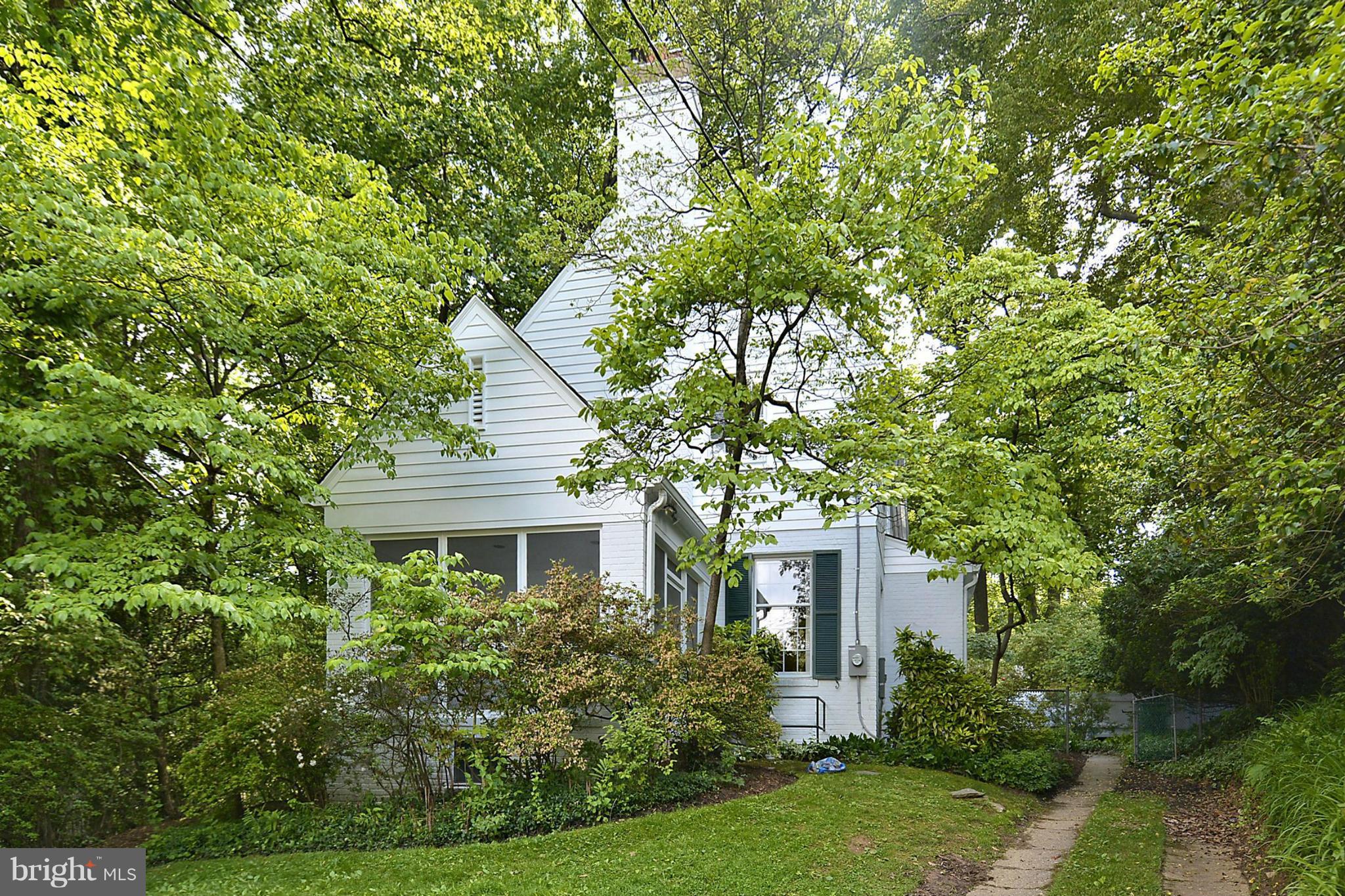 3100 Rolling Road Chevy Chase, MD 20815 - Photo 3 of 30 Side Elevation and 2nd Driveway