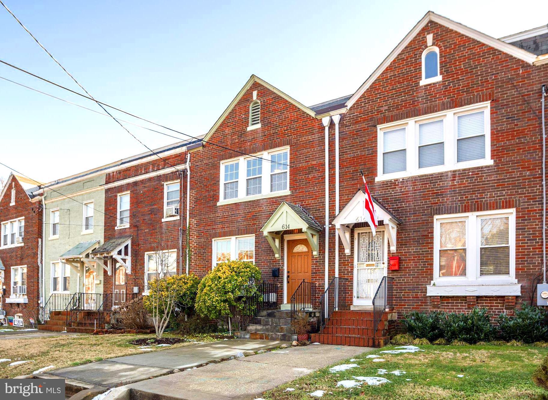 614 Ingraham Street Northwest Washington, DC 20011 - Photo 2 of 31 Spacious front yard and ample street parking