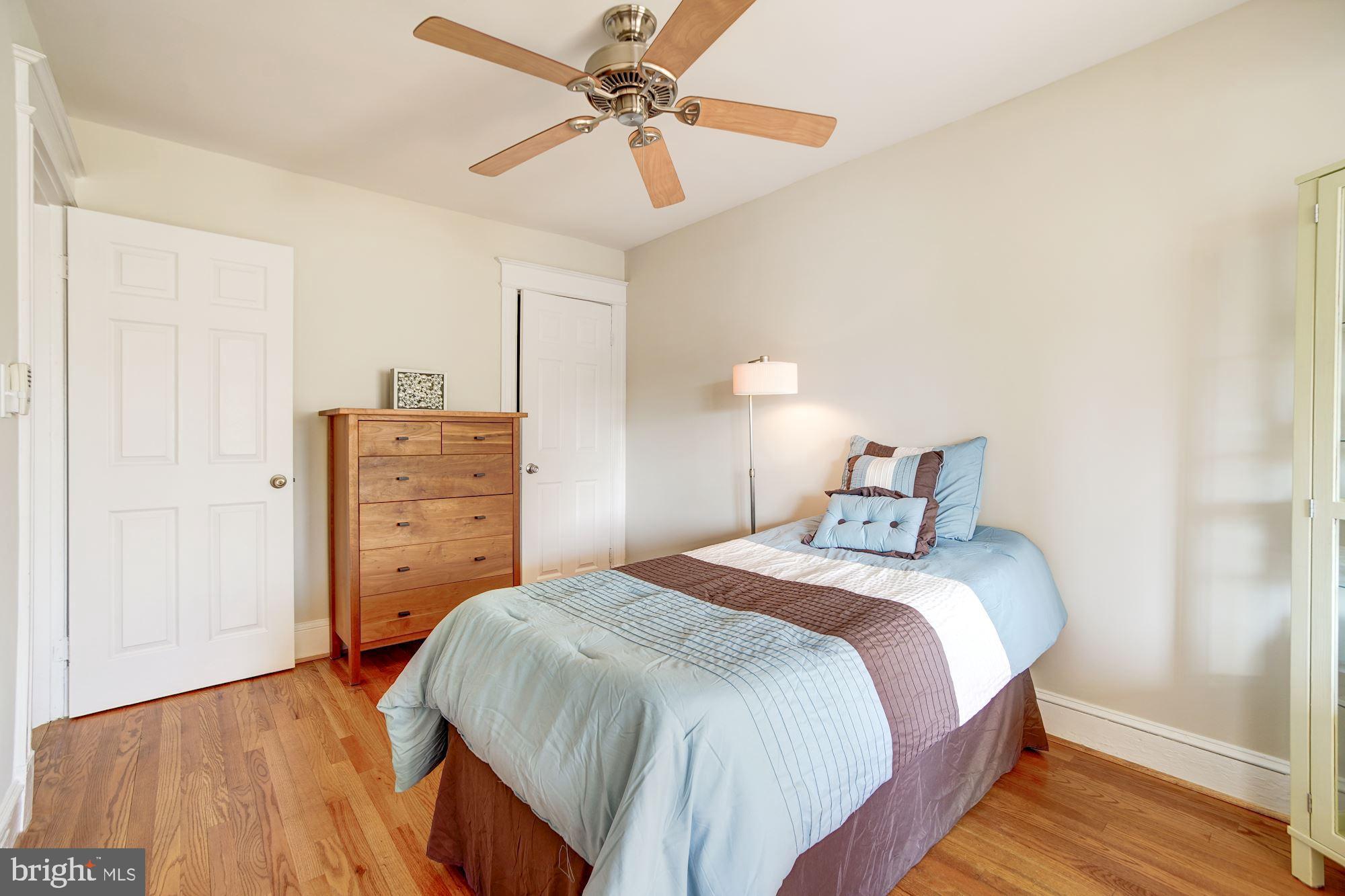 614 Ingraham Street Northwest Washington, DC 20011 - Photo 16 of 31 Spacious master with large closet and ceiling fan