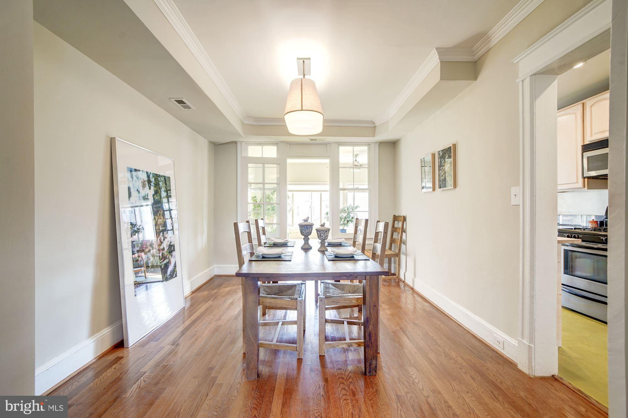 614 Ingraham Street Northwest Washington, DC 20011 - Photo 7 of 31 Spacious separate dining room with natural light