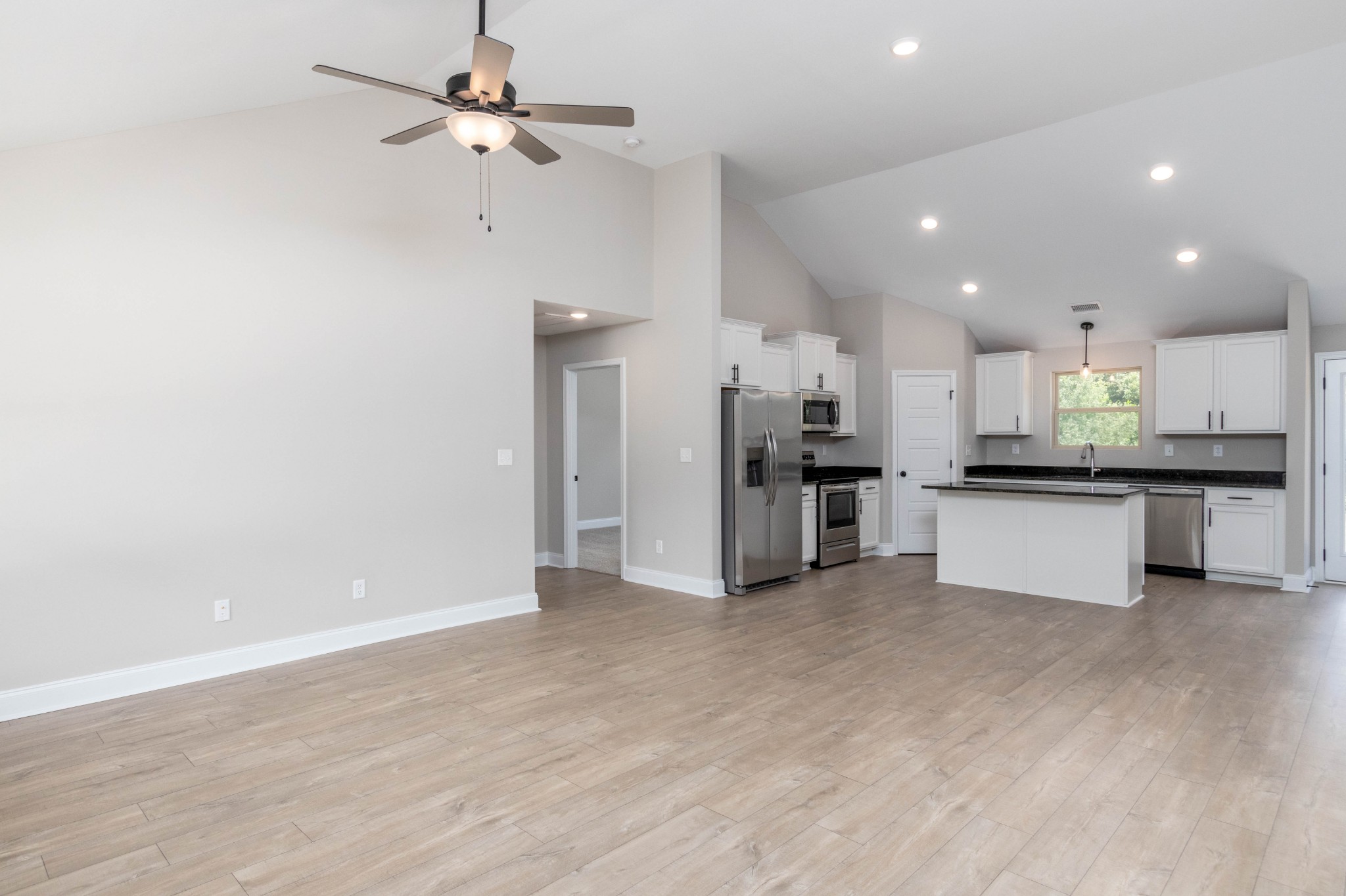 301 Old Columbia Road Dickson, TN 37055 - Photo 13 of 22 a view of kitchen with granite countertop stainless steel appliances and refrigerator