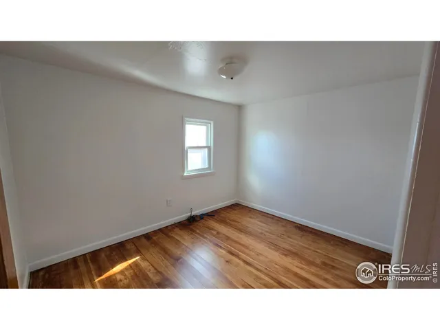 a open space with a window