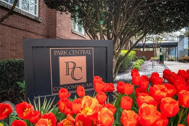 a picture of table and chairs and potted plants