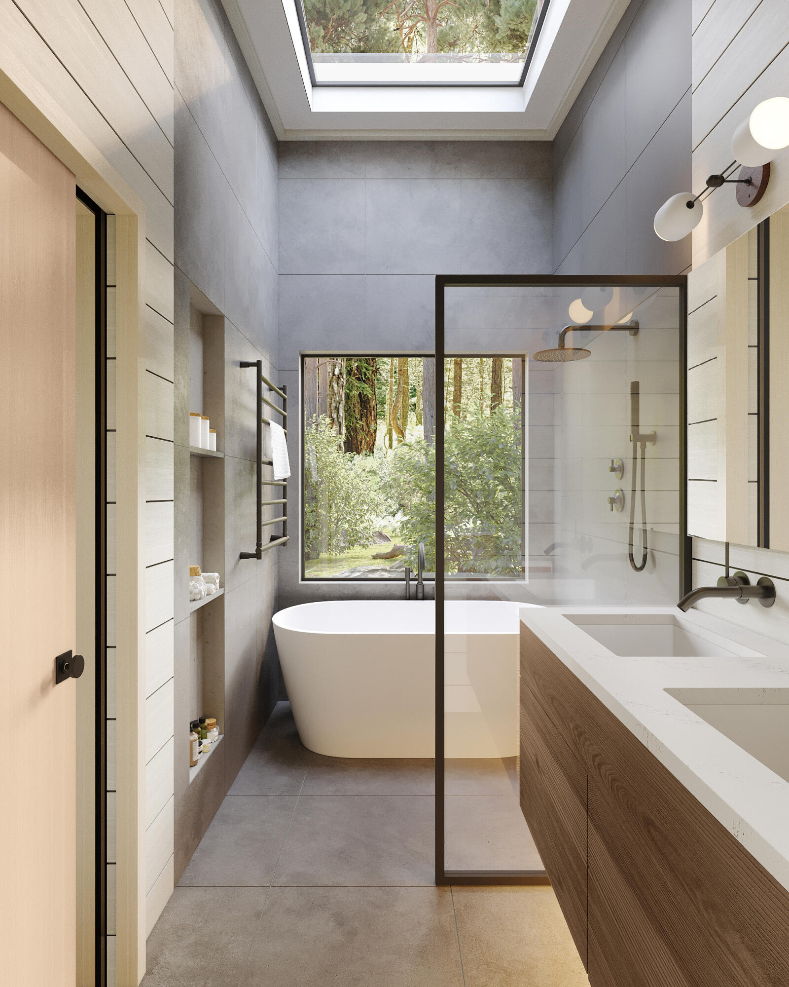 440 Belfast Road, Unit NAAN D1 Camden, ME 04843 - Photo 9 of 25 Naantali Primary Bath_Renderomg