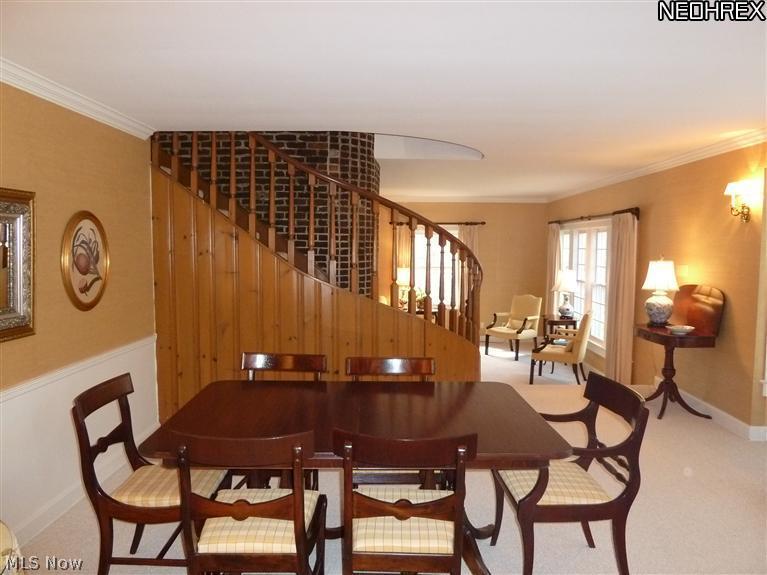 6945 Gates Road Gates Mills, OH 44040 - Photo 6 of 25 Formal dining room with bay window