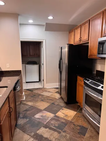 a close view of closet