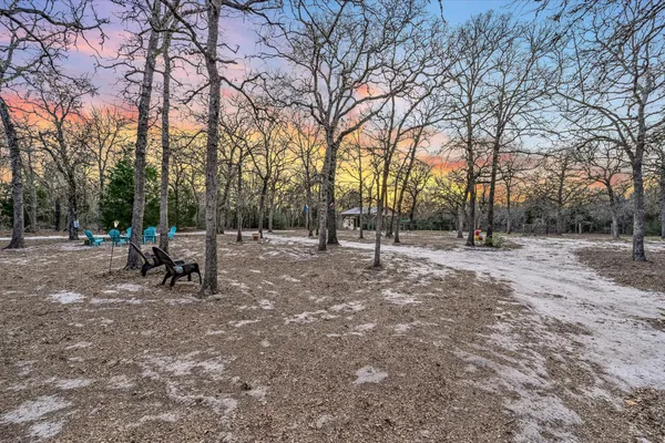a view of outdoor space with deck and trees