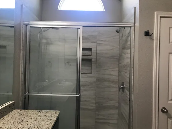 a view of a hallway with a hallway