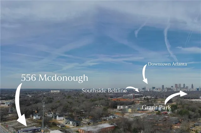 a view of a wooden door