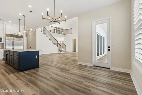 wooden floor in an empty room