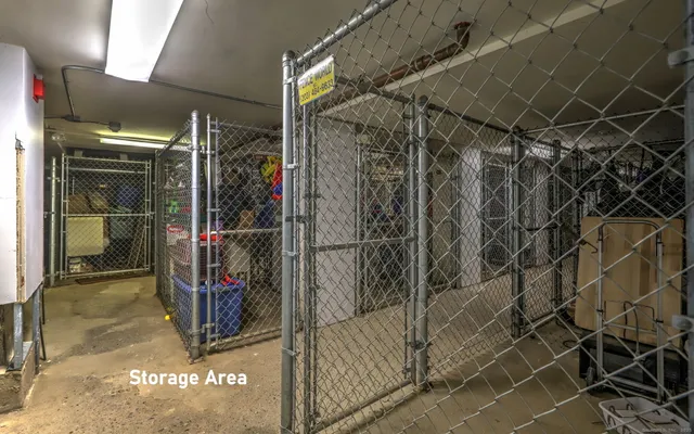 a view of storage and utility room