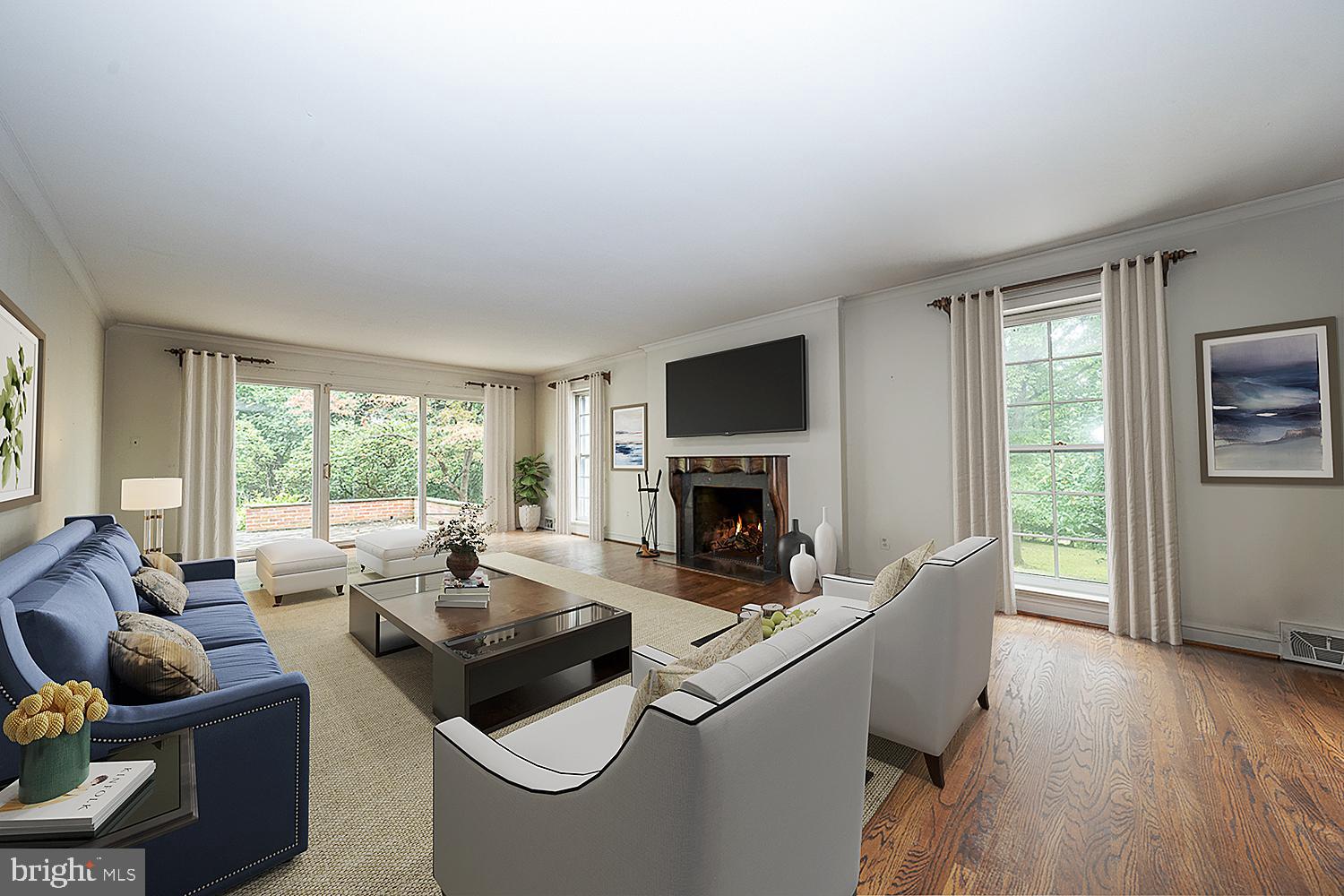 1238 Meadowbank Road Villanova, PA 19085 - Photo 20 of 26 Virtually staged living room