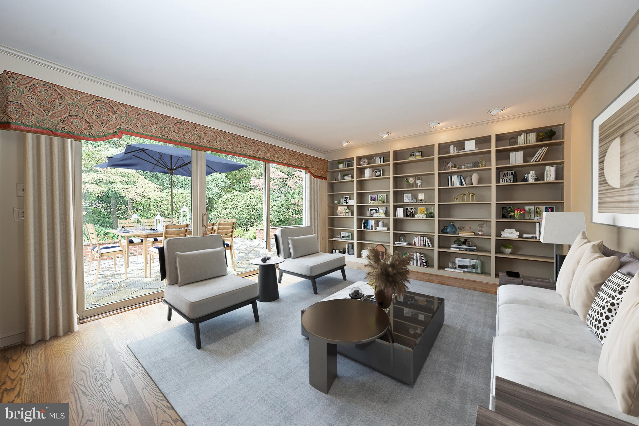 1238 Meadowbank Road Villanova, PA 19085 - Photo 21 of 26 Virtually staged family room/sitting room