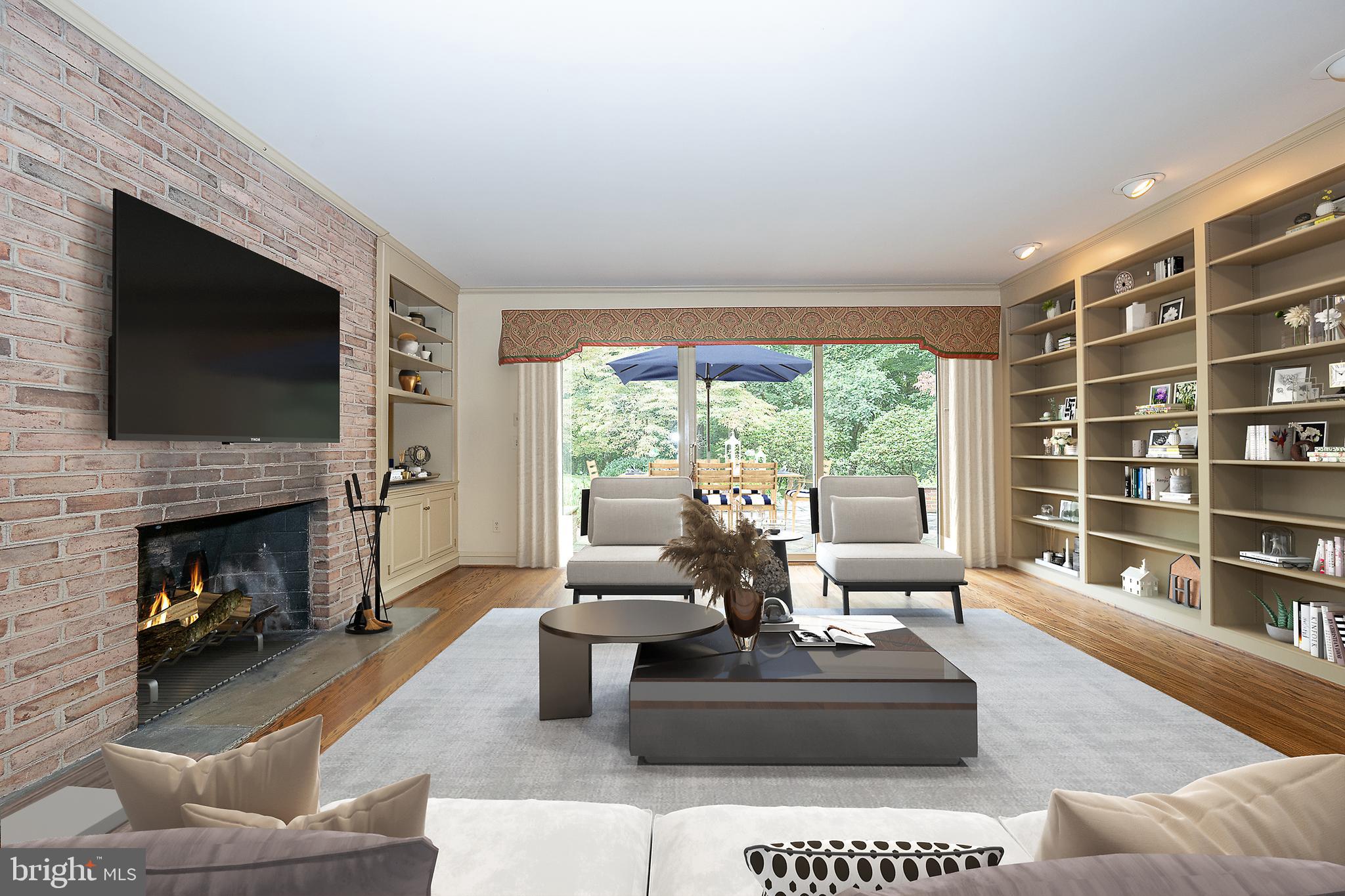 1238 Meadowbank Road Villanova, PA 19085 - Photo 22 of 26 Virtually staged family room/sitting room