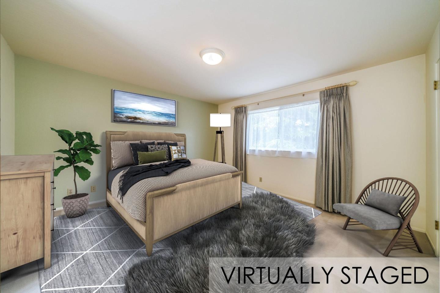 533 La Honda Drive Aptos, CA 95003 - Photo 33 of 44 a bedroom with a bed and a window