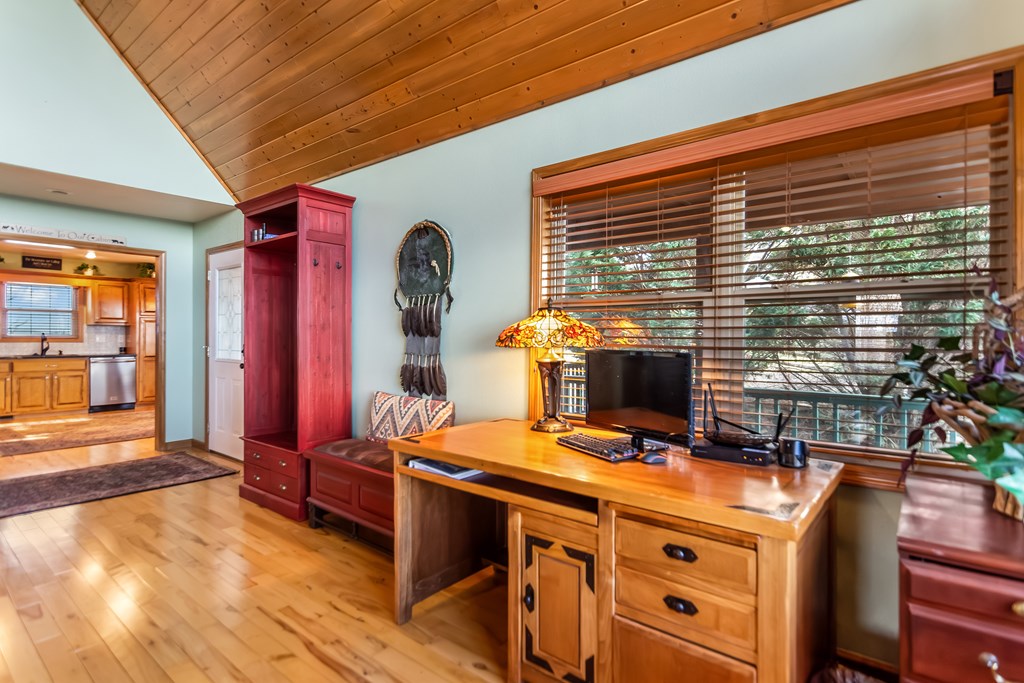 62 Trophy Buck Point Murphy, NC 28906 - Photo 22 of 46 a view of a dining room with furniture window and outside view