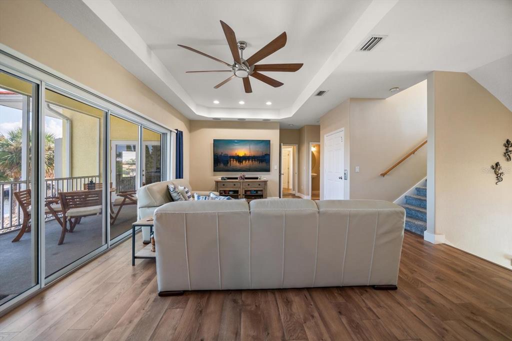 3339 Seaway Drive New Port Richey, FL 34652 - Photo 32 of 48 a living room with furniture and a flat screen tv