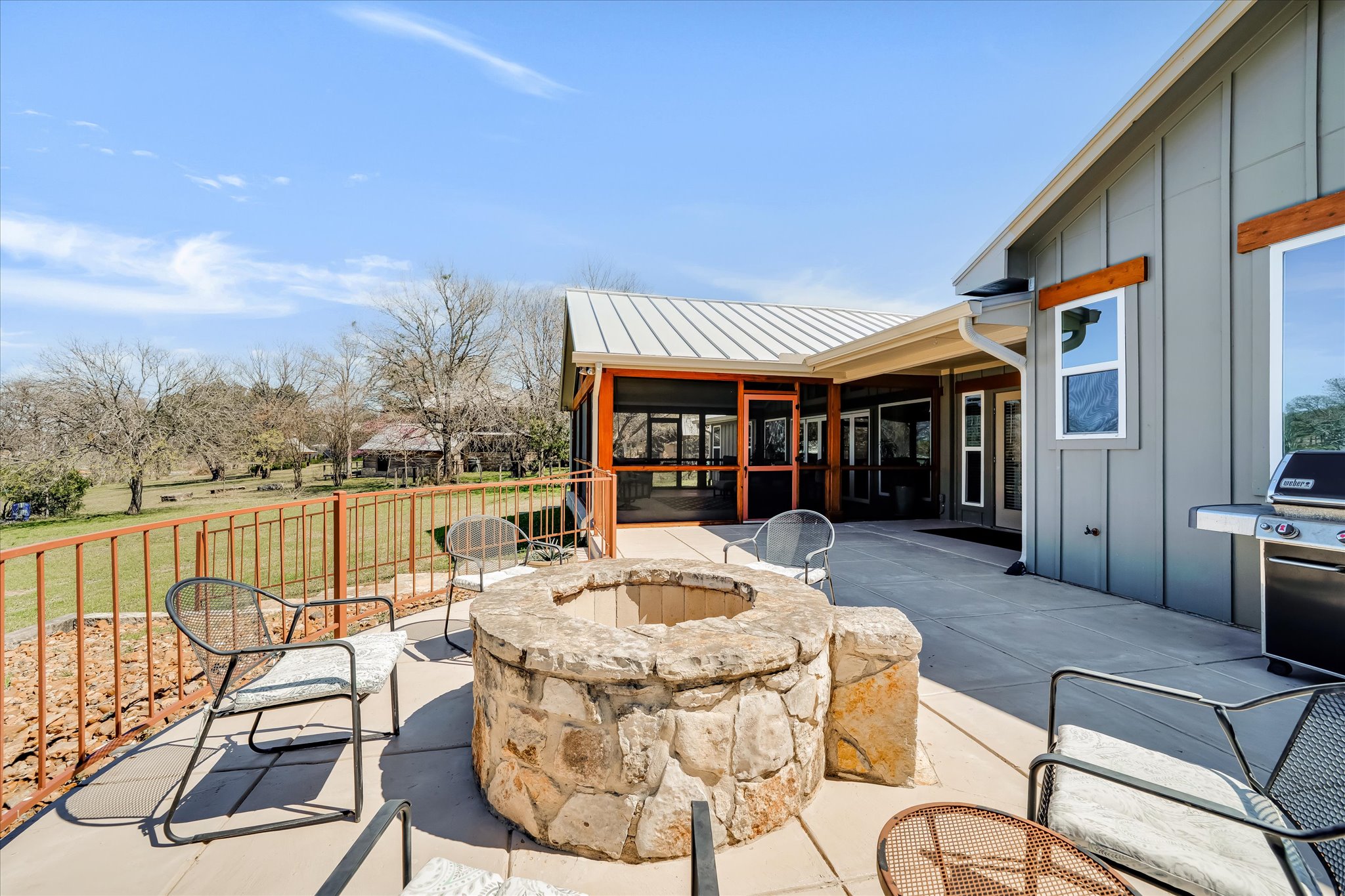 204 West Blanco Bend Drive Wimberley, TX 78676 - Photo 29 of 34 a view of a house with swimming pool and furniture