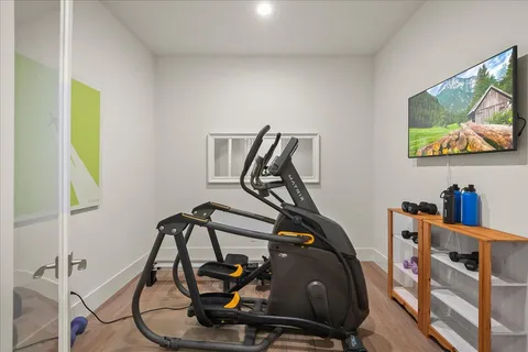 a view of outdoor space with seating area