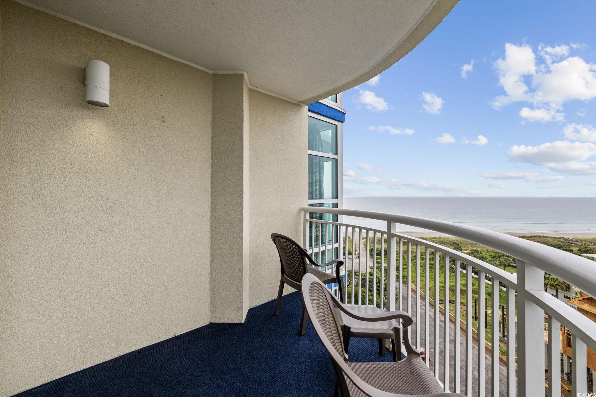 5200 North Ocean Boulevard, Unit 857 Myrtle Beach, SC 29577 - Photo 10 of 40 Balcony featuring a water view